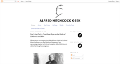 Desktop Screenshot of alfredhitchcockgeek.com